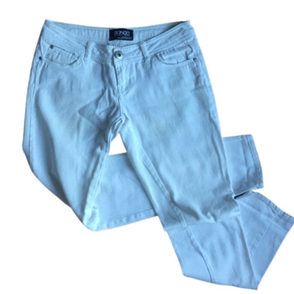 White Straight Leg Jeans - Picture 1 of 2
